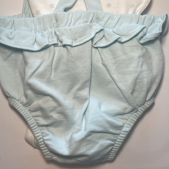 Carter’s Easter body and bubble suit romper 2 pc set 18months bunny NWOT - Picture 6 of 9